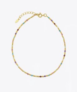 Tobilleras Moon | Tobillera Chakra Multicolor Gold