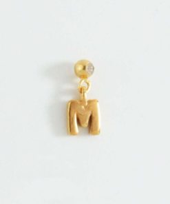 Collares Moon | Charms Letter Oro