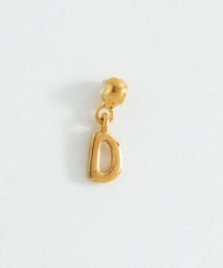 Collares Moon | Charms Letter Oro