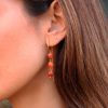 Pendientes Moon | Pendientes Yakut Oro