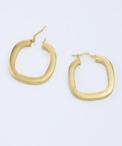 Pendientes Moon | Aros Yag Maxi Oro