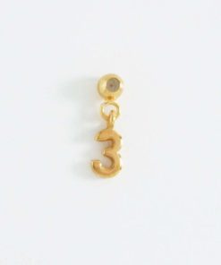 Colecciones Moon | Charms Nummer Oro