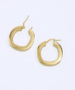 Pendientes Moon | Aros Yag Oro