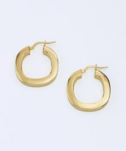 Pendientes Moon | Aros Yag Oro