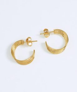 Pendientes Moon | Aros Hatlar Oro