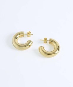 Colecciones Moon | Aros Kaila Maxi Oro