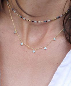 Collares Moon | Collar Opaline Gold