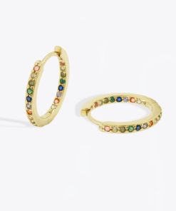 Colecciones Moon | Aros Obi Multicolor Gold