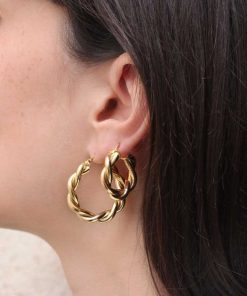 Colecciones Moon | Aros Baghee Gold