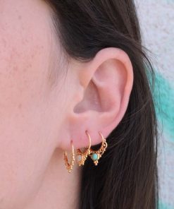 Pendientes Moon | Pendiente Gori Oro