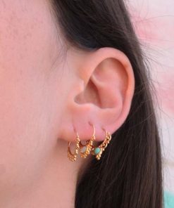 Pendientes Moon | Pendiente Ambe Oro