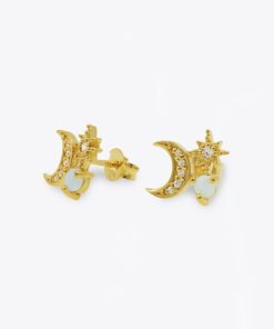 Pendientes Moon | Pendientes Colmar Gold