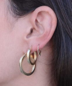 Pendientes Moon | Aros Yilan Oro