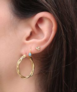 Colecciones Moon | Aros Shere Gold