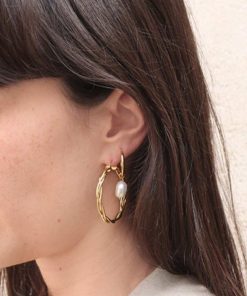 Colecciones Moon | Aros Shere Gold