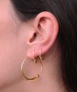 Pendientes Moon | Aros Mara Oro