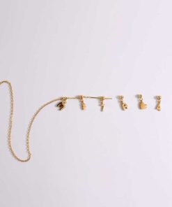 Collares Moon | Cadena Charms Oro