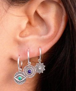 Pendientes Moon | Aros Saree Nacar