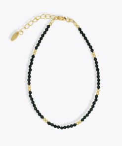 Tobilleras Moon | Tobillera Chakra Black Gold