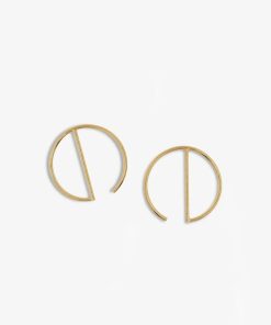 Colecciones Moon | Aros Gun Oro