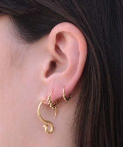 Pendientes Moon | Pendientes Gonda Oro