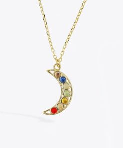 Collares Moon | Collar Ruzgar Gold