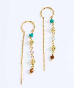 Pendientes Moon | Pendientes Shobha Oro