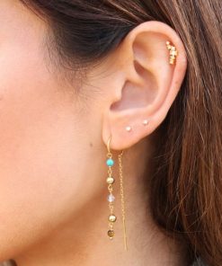 Pendientes Moon | Pendientes Shobha Oro