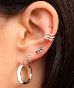 Pendientes Moon | Piercing Suki Black