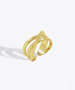 Colecciones Moon | Anillo Uydu Gold